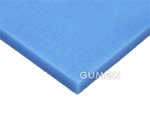 Wasserfilter PPI 45, Dicke 20mm, 2000x1000mm, Dichte 25kg/m3, PU, ​​blau, 
